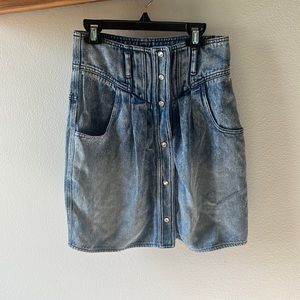 Etoile, High rise denim skirt, never worn Light blue